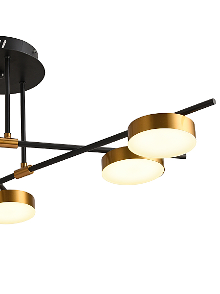 Потолочная люстра Natali Kovaltseva Loft Led LED LAMPS 81101/6C GOLD BLACK